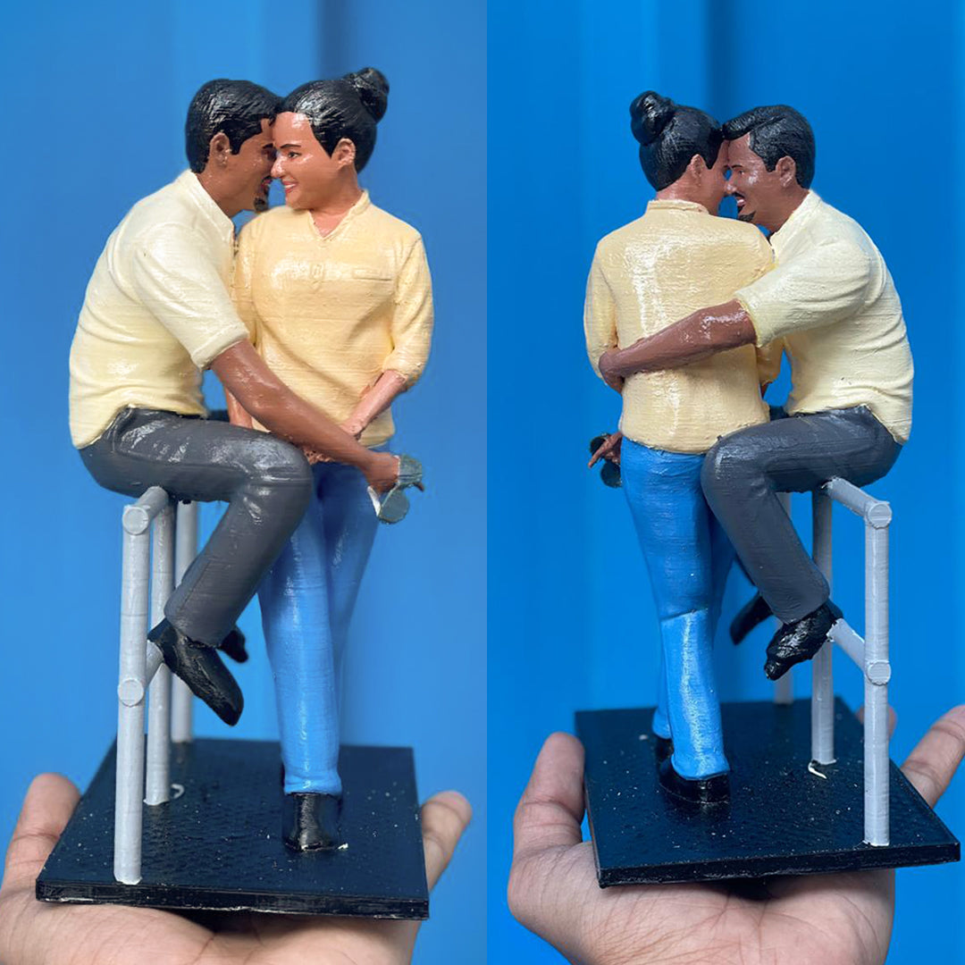 Customized 3D Couple Miniature