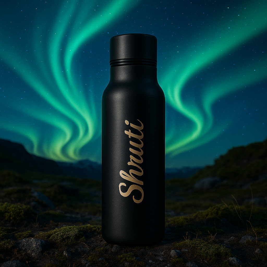 Sleek and Personalized Thermal Bottle – Ideal for Work & Travel