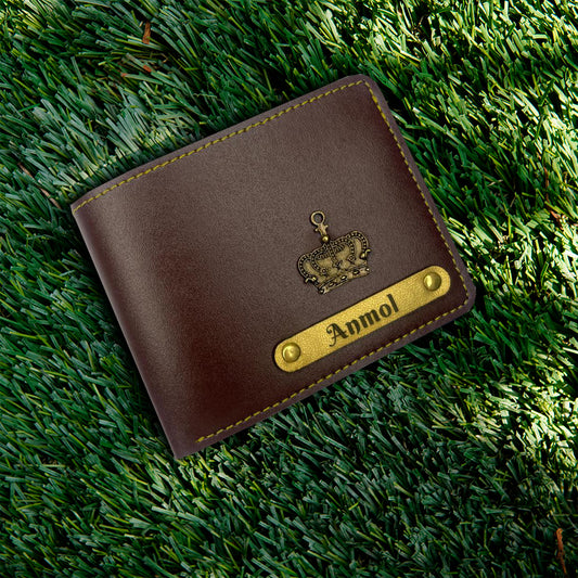 Premium Personalized Leather Wallet – Engraved with Your Name