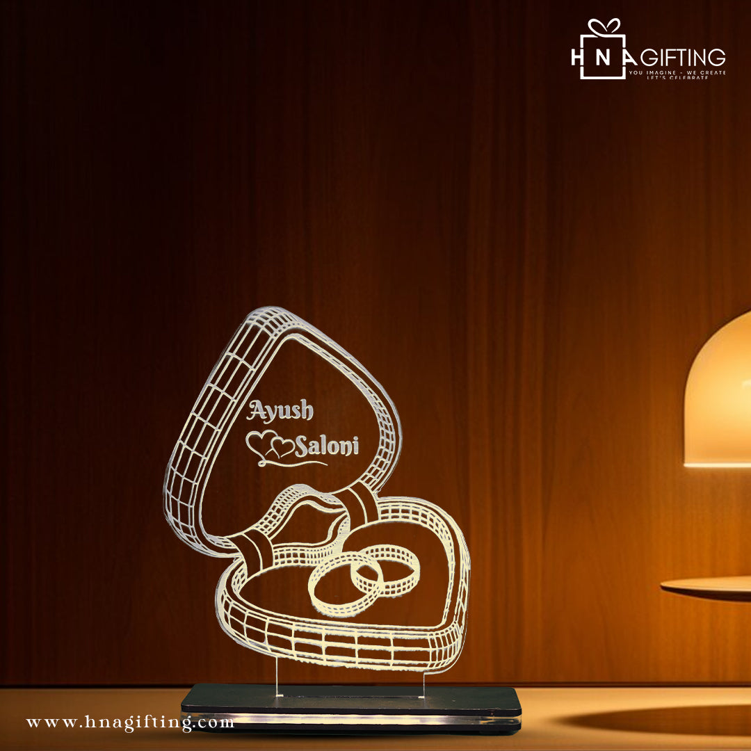 Open Heart Couple Lamp – A Symbol of Endless Love 💖✨