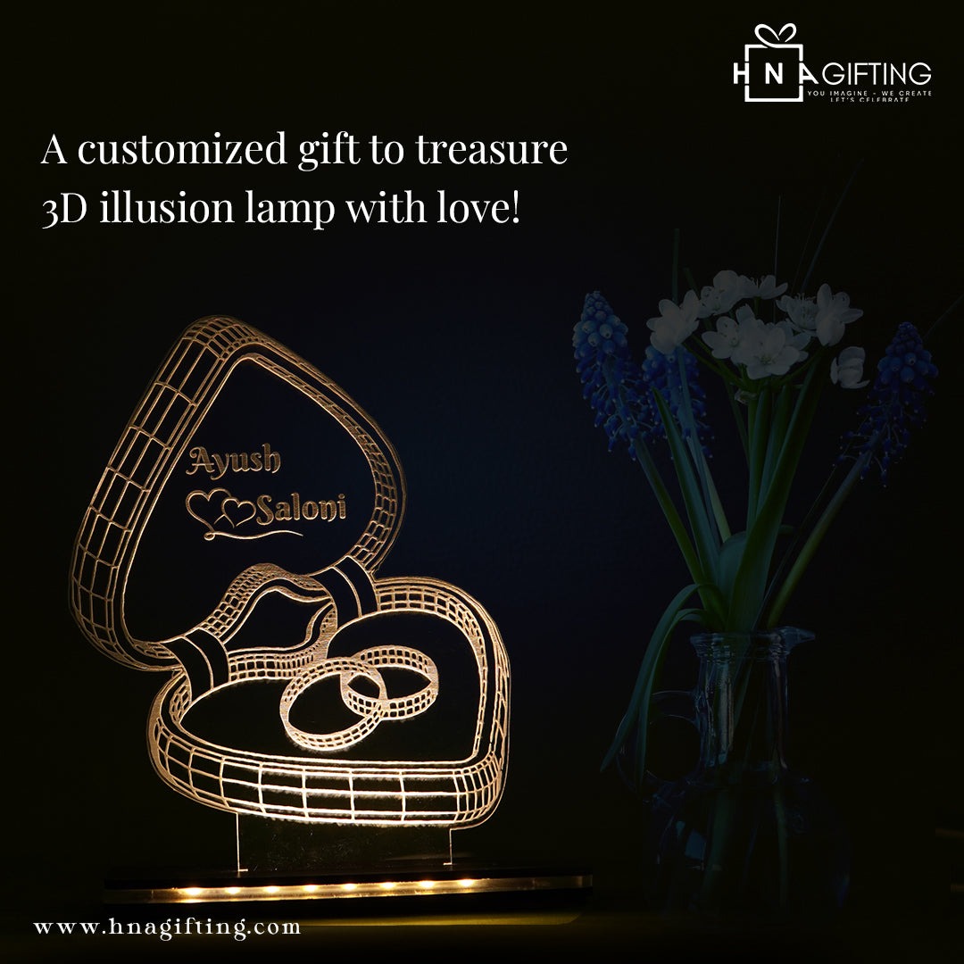 Open Heart Couple Lamp – A Symbol of Endless Love 💖✨