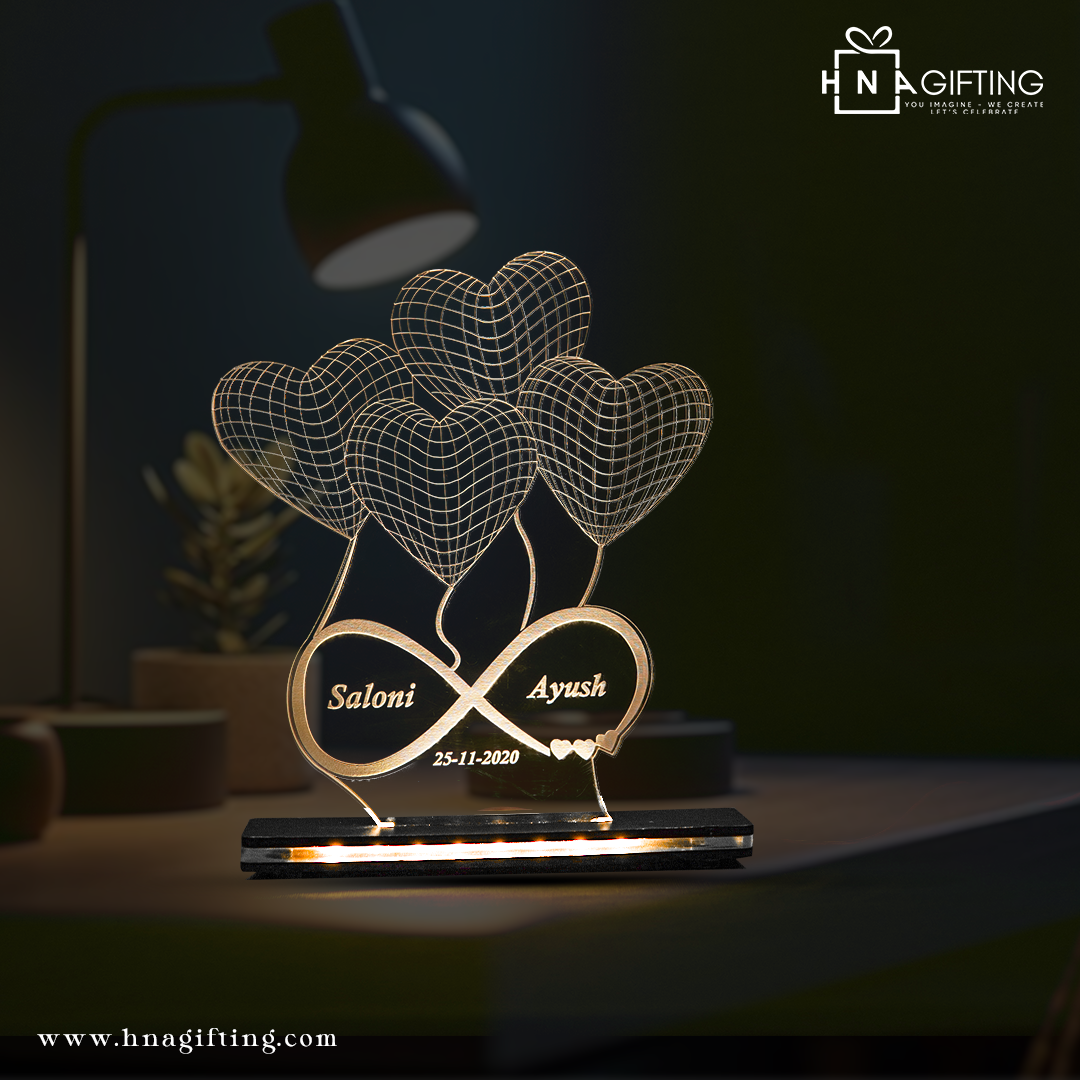 Romantic Heart-Shaped Couple Lamp – A Symbol of Love &amp; Togetherness 💖✨