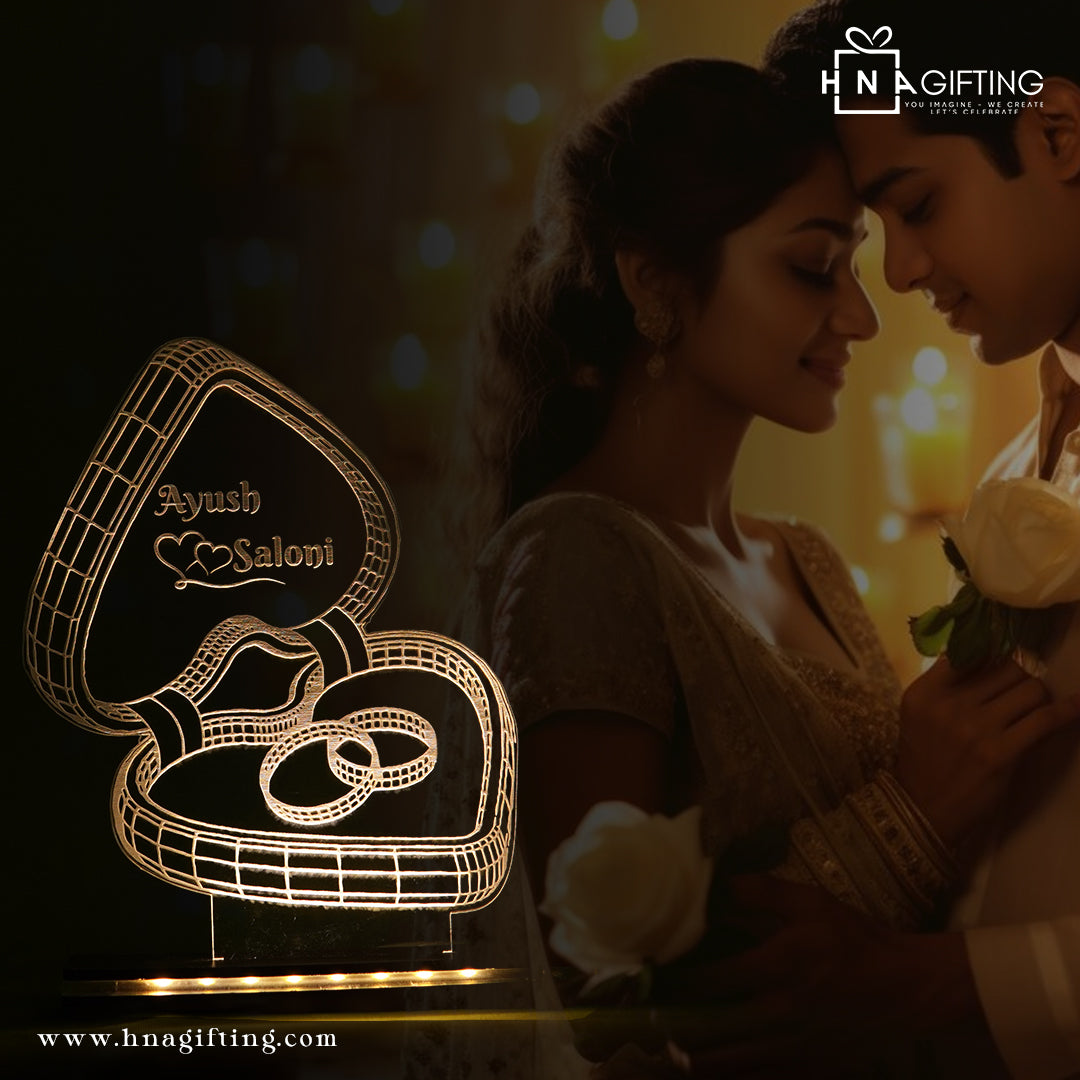 Open Heart Couple Lamp – A Symbol of Endless Love 💖✨