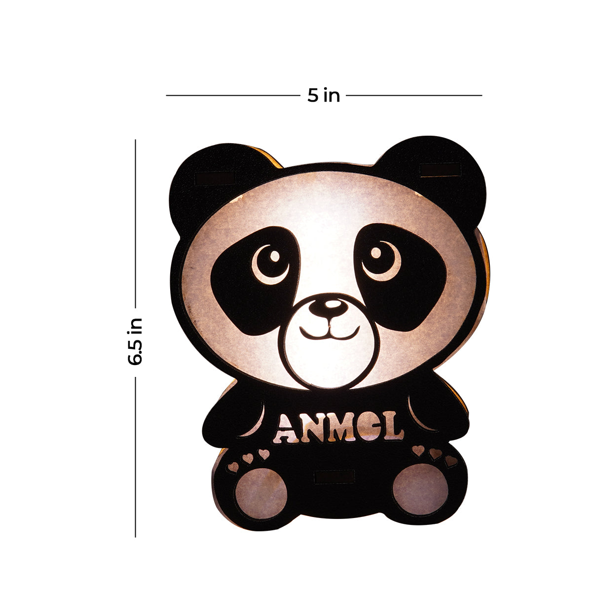 Customised Panda Lamp - 5 Inches ✨