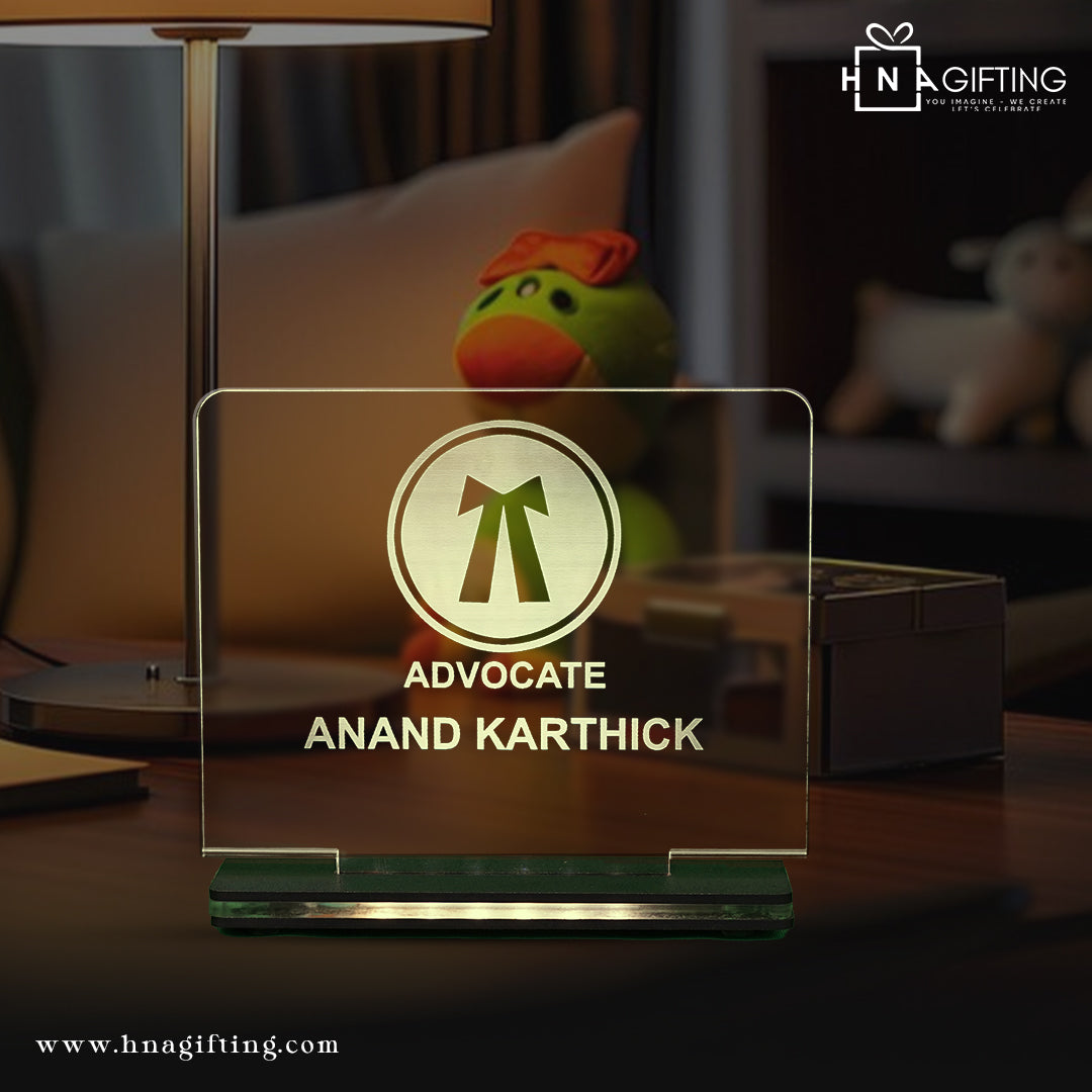 Customized Advocate Illusion Desktop Lamp – A Unique Gift for Lawyers ⚖️✨