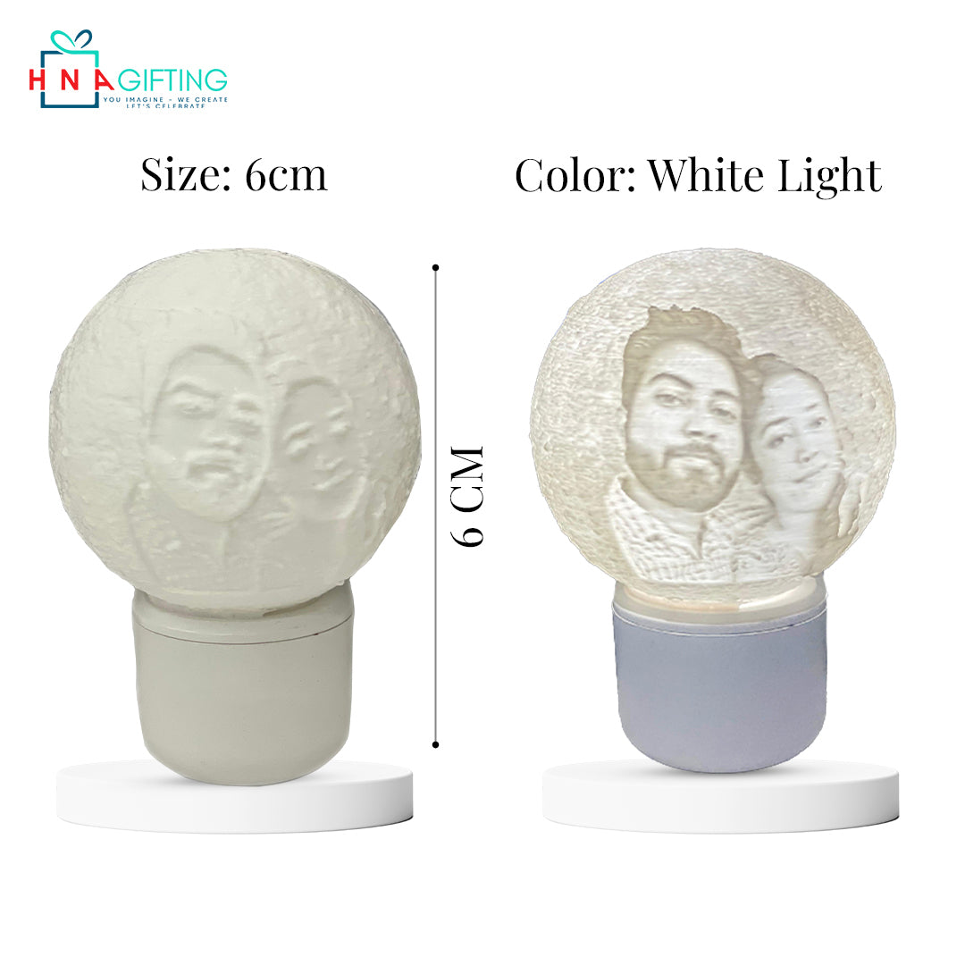 customised moon pulg lamp