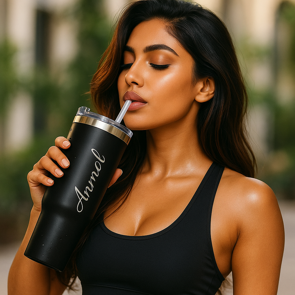 Customised Black Tumbler 1200ml