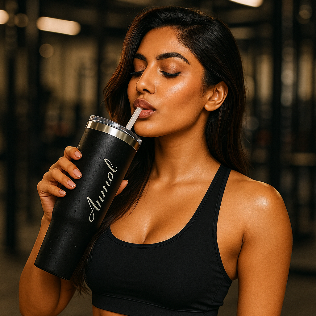 Customised Black Tumbler 1200ml