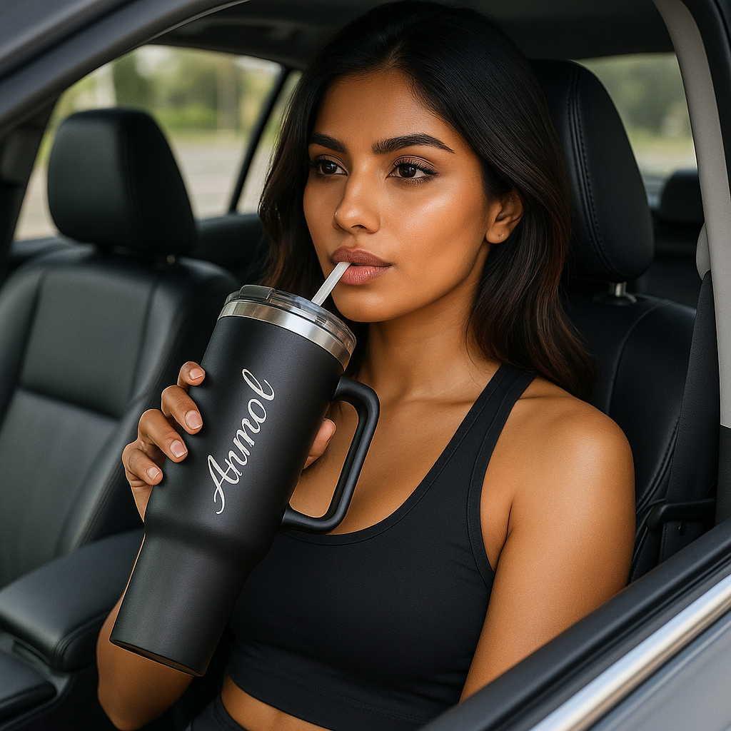 Customised Black Tumbler 1200ml