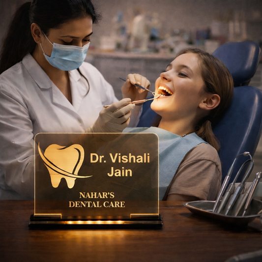 Customized Dental Illusion Lamp – Perfect Gift for Dentists &amp; Dental Students 🦷✨